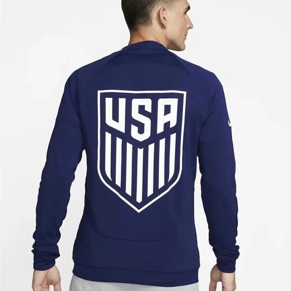 Nike Team USA Training Soccer USMNT On-Field Jacket DH4752-421 Men’s - Picture 2 of 7
